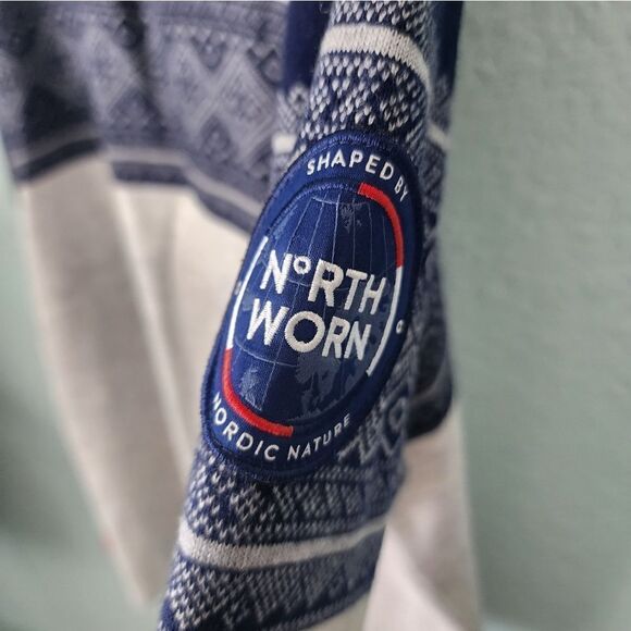 North Worn Nordic coastal quarter zip wool blend sweater - Picture 4 of 11